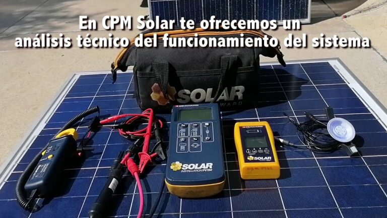 Servicio Especializado de Mantenimiento para Placas Solares